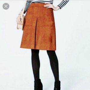 LOFT Suede Skirt